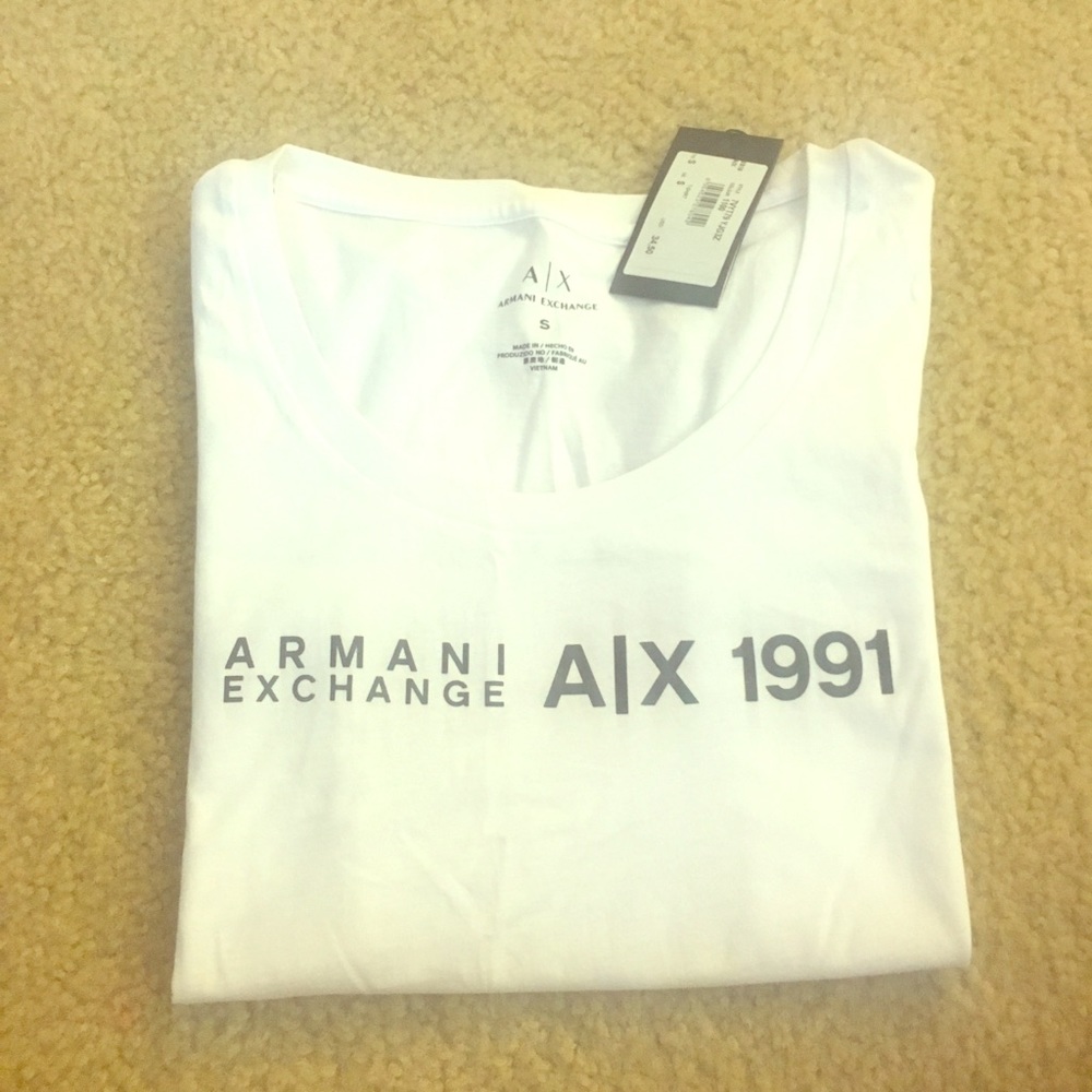 Armani exchange tee shirt